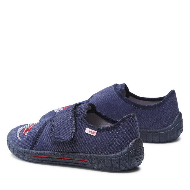 Superfit jongens Bill pantoffels 1-000279 pantoffels, blauw, meerkleurig 8090, 34 EU