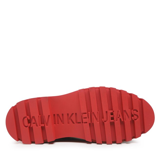 Calvin Klein Jeans Ghete Jodhpur Calvin Klein Jeans Flatform Chelsea Boot YW0YW00850 Black BDS