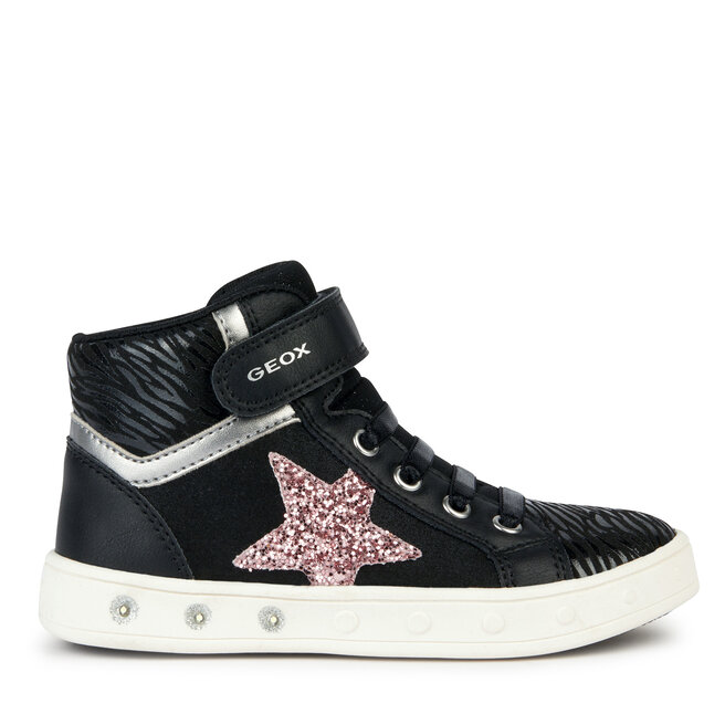 Sneakersy Geox J Skylin Girl J368WG 0BJDH - DD Czarny