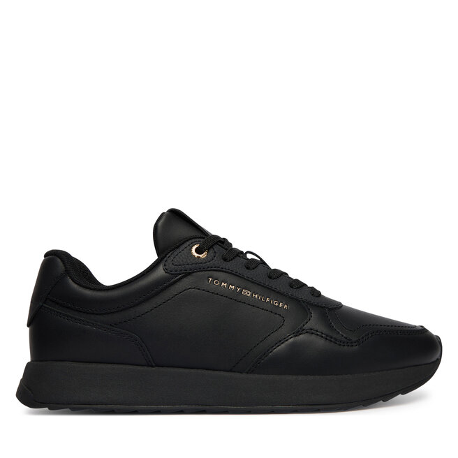 Sneakersy Tommy Hilfiger Retro Runner FW0FW09411 Czarny - kobiece