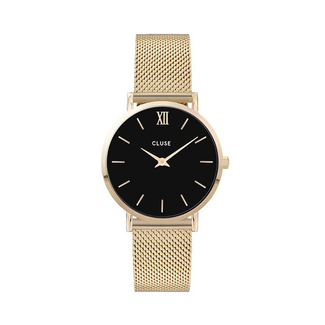 Ρολόι Cluse Minuit CW0101203017 Gold/Black