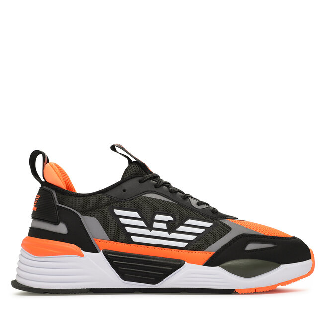 EA7 Emporio Armani Sneakers EA7 Emporio Armani X8X070 XK165 S918 Blk+Duff.Bag+Oran.Fl