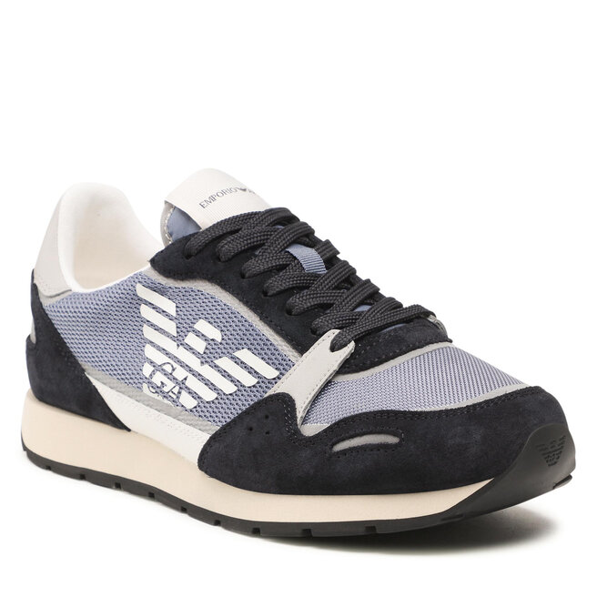 Sneakers Emporio Armani X4X537 XM678 Q445 Navy/Plast/F.Ston/Of Armani imagine noua