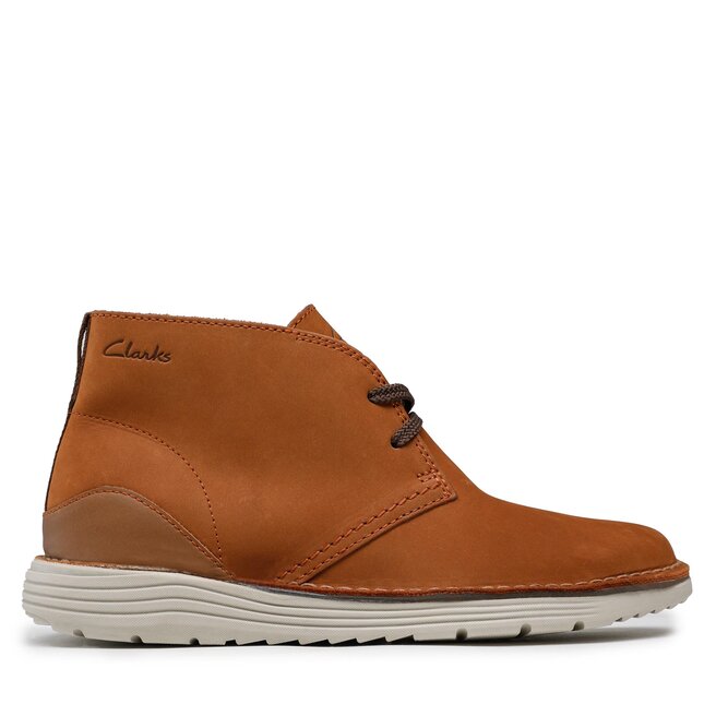 Polacchine Clarks Brahnz Mid 261691137 Tan Nubuck escarpe