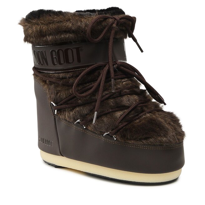 Cizme de zăpadă Moon Boot Icon Low Faux Fur 14093900003 Brown