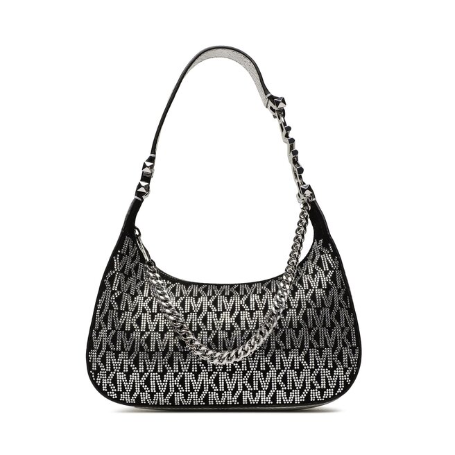 Geantă MICHAEL Michael Kors Piper 32F2SP1C5S Blk/Silver 32F2SP1C5S imagine noua gjx.ro