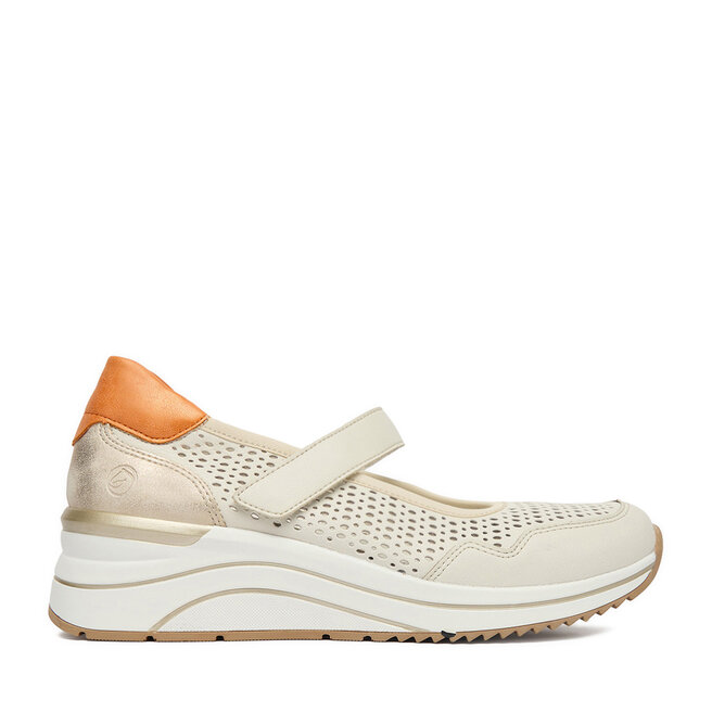 Półbuty Remonte CEO-D0T21-81 Beżowy - kobiece