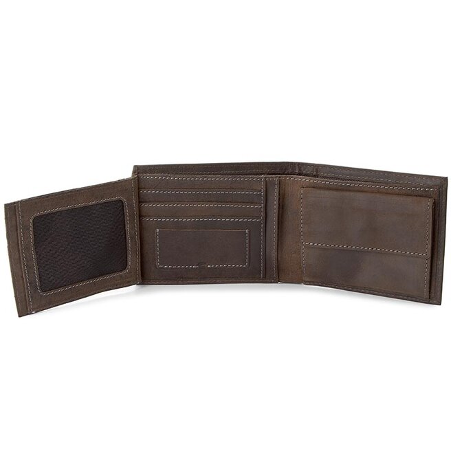Strellson Голям мъжки портфейл Strellson Richmond 4010001306 Dark Brown 702