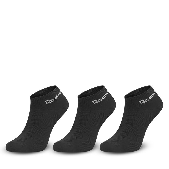 Zestaw 3 par niskich skarpet męskich Reebok Tech Style Tr M 3P - Czarny