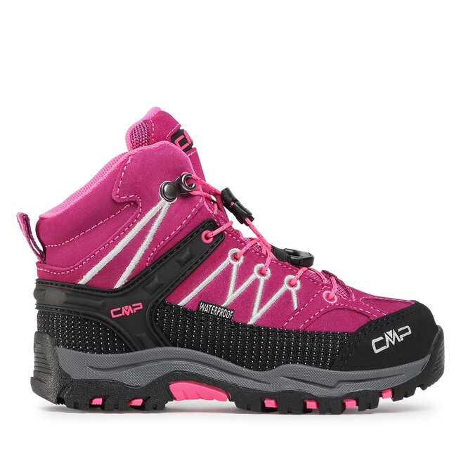 05HF Trekkingi Kids Berry/Pink Fluo Trekking CMP 3Q12944 Wp Rigel Mid Shoe
