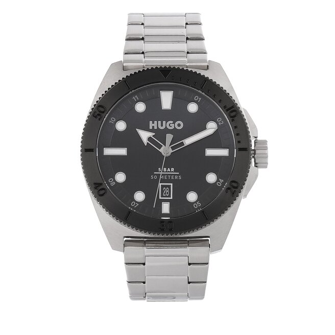Ρολόι Hugo 1530305 Silver/Black