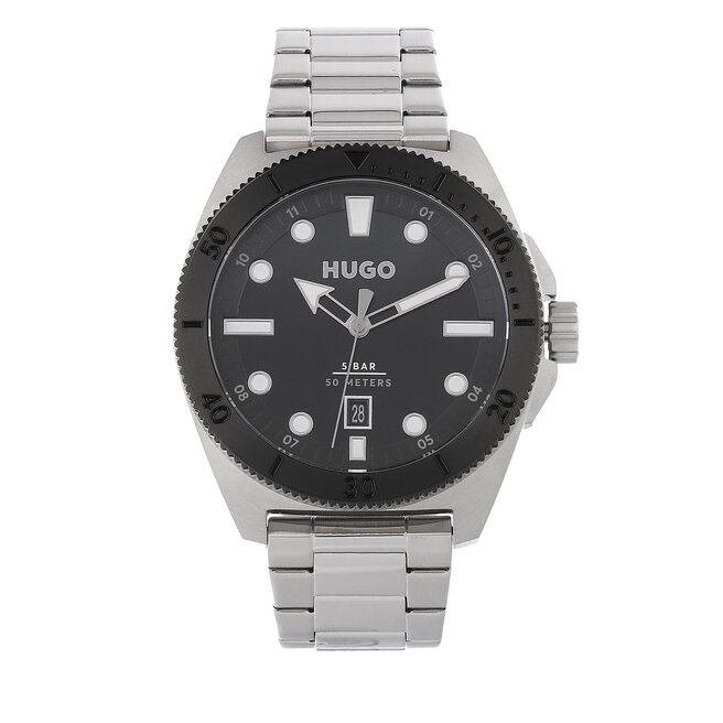 Zegarek HUGO 1530305 Srebrny -
