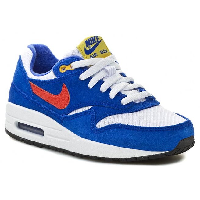 Nike blanche on sale bleu orange