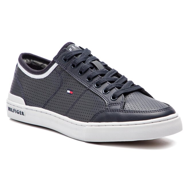 Tommy hilfiger core corporate leather sneaker online