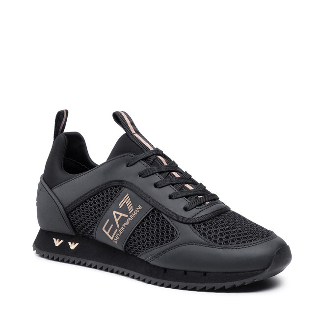 Сникерсы EA7 Emporio Armani X8X027 XK050 M701 Triple Black/Gold • Eobuv.com