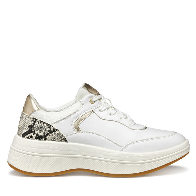 Sneakersy Geox D Spherica Ecub-3 D46WTB 0BCAR - Biały