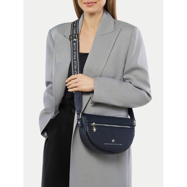 Torebka Beverly Hills Polo Club BHPC-C-009-07 Granatowy -