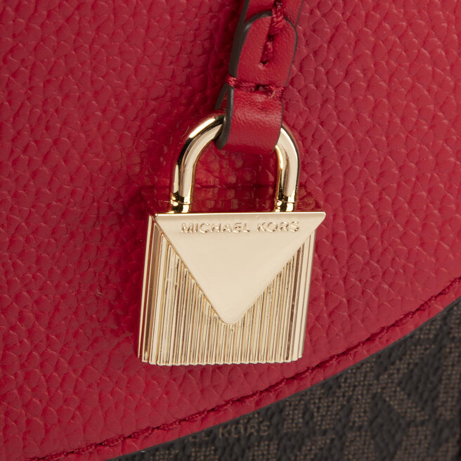 MICHAEL Michael Kors Táska MICHAEL Michael Kors Mercer 30F9GM9S7B Brn/Brt Red