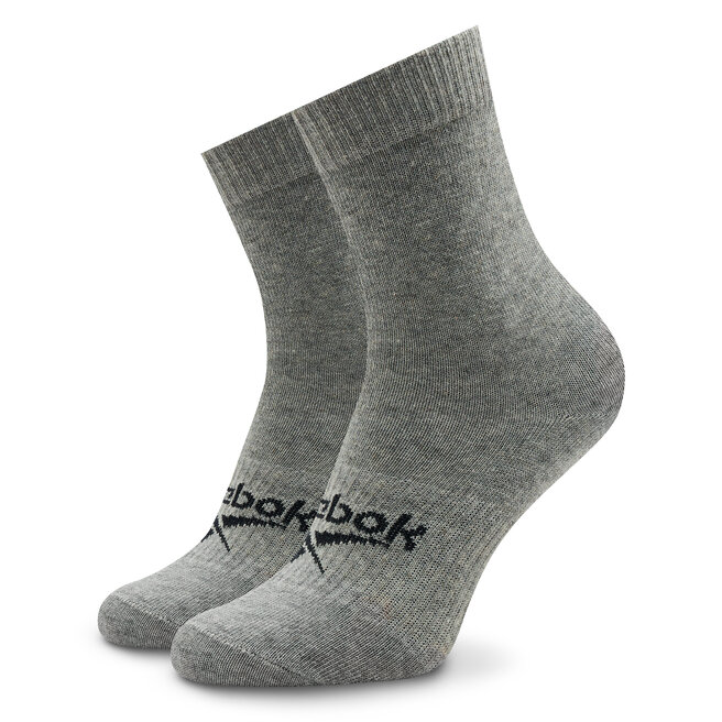 Κάλτσες Ψηλές Unisex Reebok Active Foundation Quarter Socks GI0076 medium grey heather