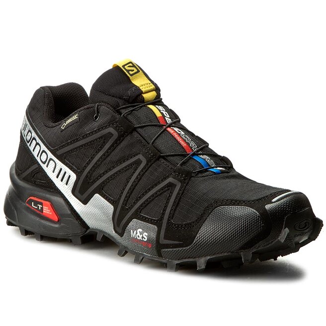 monte Vesubio persecucion ganancia Zapatos Salomon Speedcross 3 GTX 356467 29 G0 Black/Black/Silver Metallic-X  | zapatos.es
