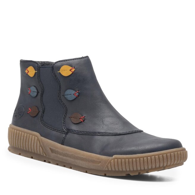 Bottines best sale rieker bleu