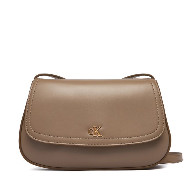 Torebka Calvin Klein Ck Flap Camera Bag LV04F3421G Beżowy -