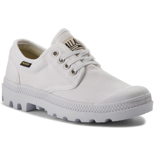 Pantofi Palladium Pampa Ox Originale U 75331-101-M White/White 75331-101-M imagine noua
