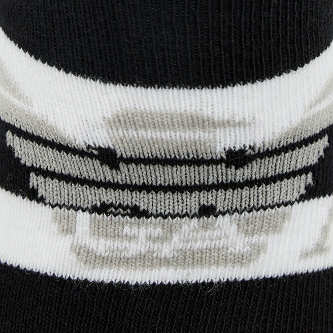 Emporio Armani 2 pár férfi bokazokni Emporio Armani 306228 3R300 00020 Nero