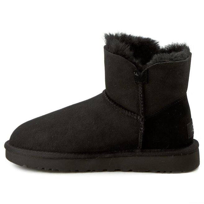 Ugg Pantofi Ugg W Mini Bailey Button II 1016422 W/Blk