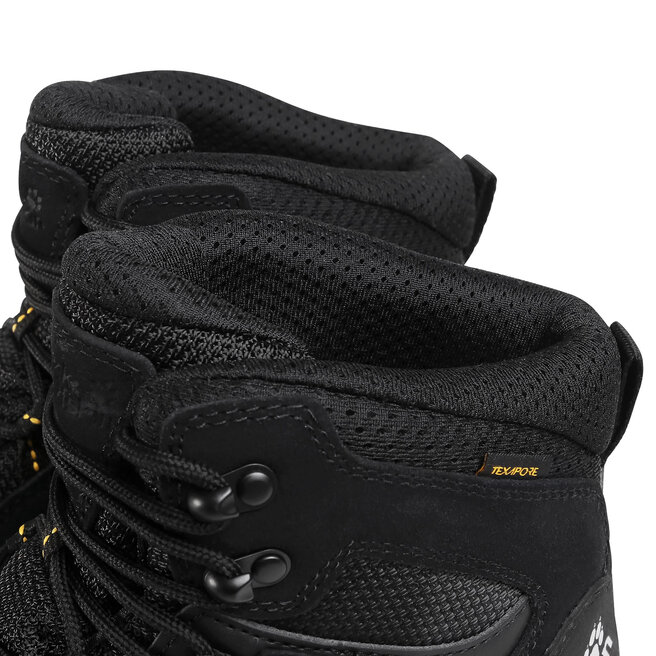 Jack Wolfskin Trekkingi Jack Wolfskin Vojo 3 Wt Texapore Mid M 4042461 Black/Burly Yellow XT