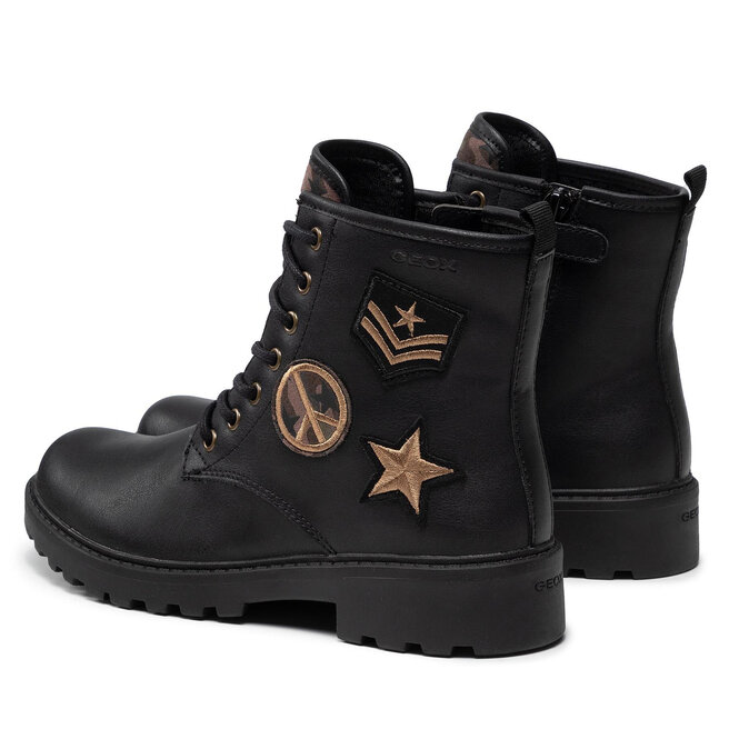 Geox Csizma Geox J Casey G. C J1620C 000BC C9999 S Black