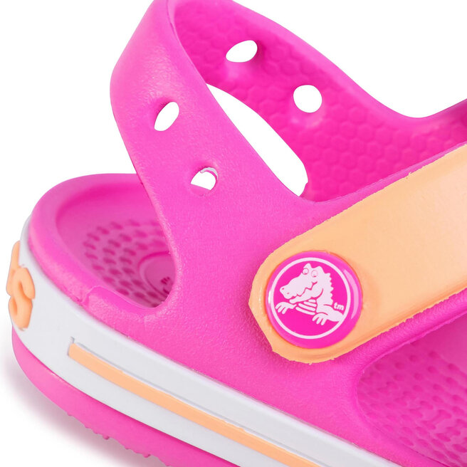 Crocs Sandale Crocs Crocband Sandal Kids 12856 Electric Pink/Cantaloupe