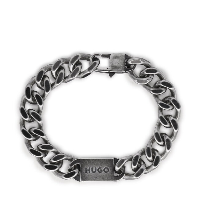 Hugo Karkötő Hugo E-Functional1-Bracelet Silver 041