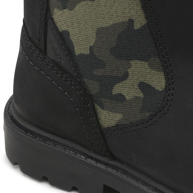 Geox Schnürschuhe Geox J Shaylax B. A J16FAA 000EI C9B3Y S Black/Mimetic