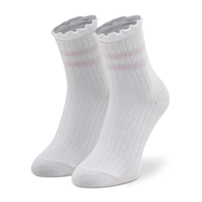 Κάλτσες Ψηλές Γυναικείες Vans 1Pk Ruffed VN0A4S8PYIH1 White/Lavender