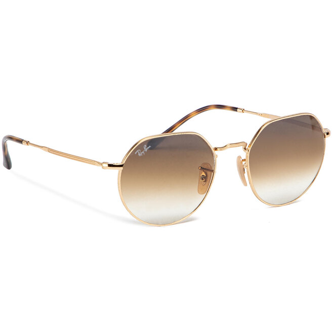 Okulary przeciwsłoneczne Ray-Ban Jack 0RB3565 - Złoty