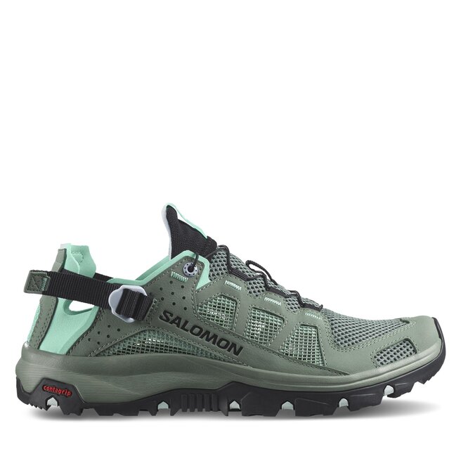 Salomon Обувки Salomon Techamphibian 5 L47117300 Laurel Wreath/Arctic Ice/Marine Blue
