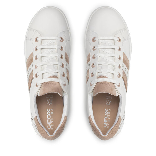 Geox Sneakers Geox D Jaysen A D151BA 08541 C1Z5QD White/Dk Skin