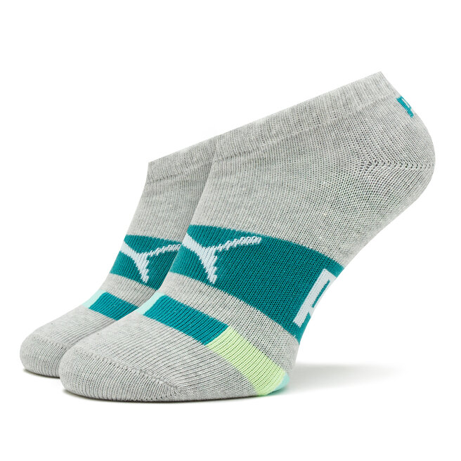 2 pares de calcetines cortos para niño Puma Kids Seasonal Sneaker 2P 938008  Grey Combo 02