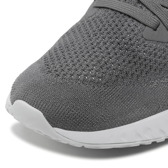 epic react flyknit black/dark grey/pure platinum