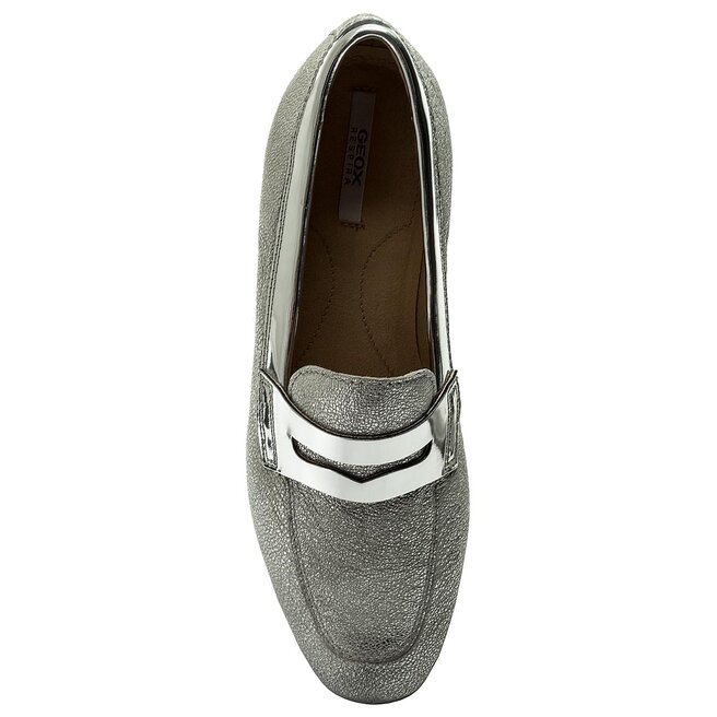 Loafers Geox D Marlyna B D828PB 0KYBN C1007 Silver chaussures