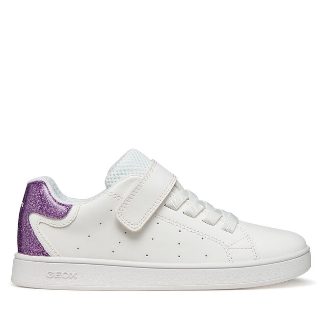 Sneakersy Geox J Eclyper Girl J36LRA 0BCKC C0761 D Biały - dziewczęce