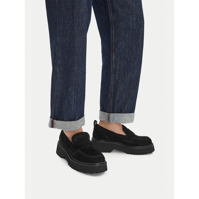Loafersy Badura EO-ARYA-LT017-1 Czarny - kobiece