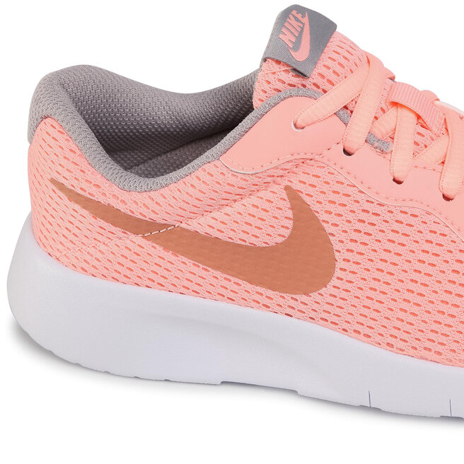 Zapatos Nike Tanjun Gs 818384 607 Pink Tint Mtlc Rose Gold