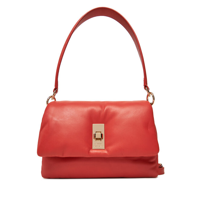 Torebka Tommy Hilfiger Soft Leather Conv Crossover - Beżowy