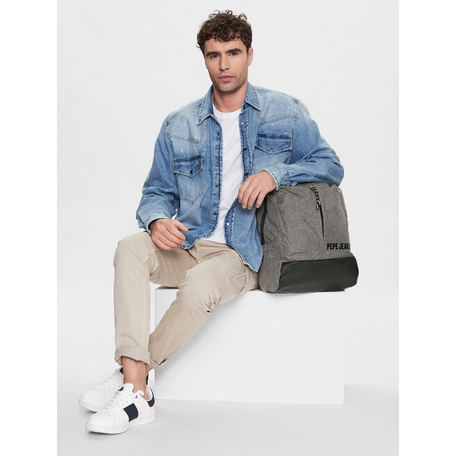 Pepe Jeans Rucsac Pepe Jeans Orion Backpack PM030704 Dark Grey Marl 963