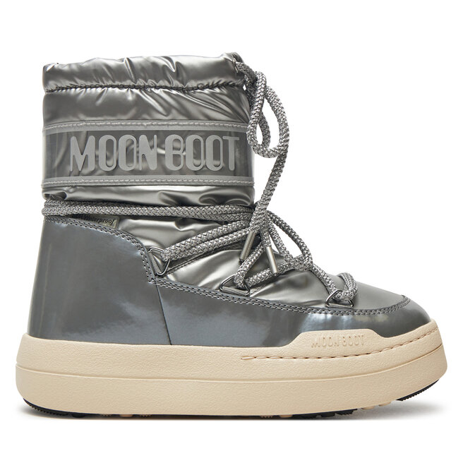Śniegowce Moon Boot Junior Park Boot - Srebrny