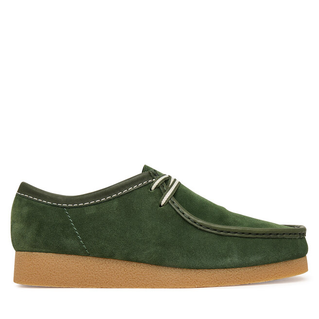 Półbuty Clarks Wallabee EVO 26186170 Zielony - męskie