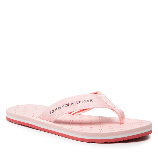 Flip flop Tommy Hilfiger Flags Flat Beach Sandal FW0FW06429 Pink Dust TIP