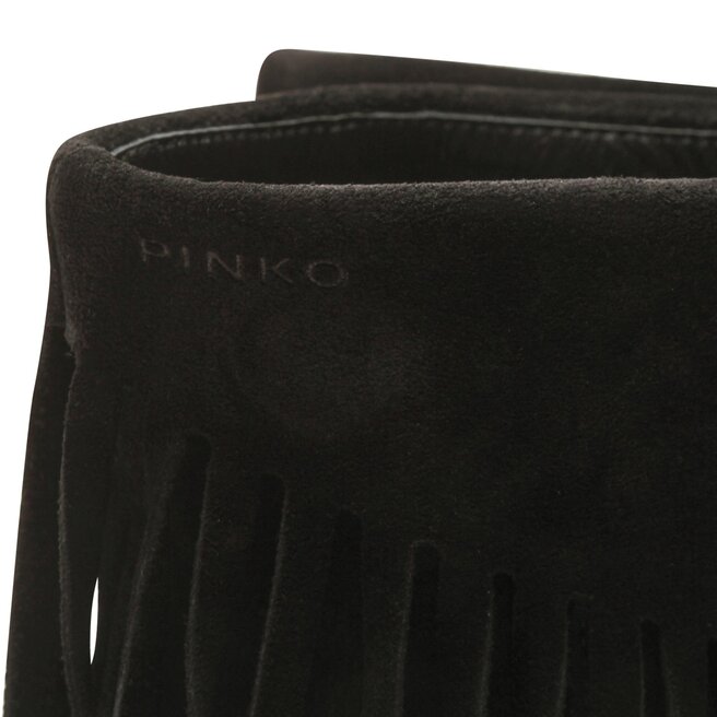 Pinko Polokozačky Pinko Olympe Tronchetto PE 23 BKJS1 100573 A0N8 Black Z99